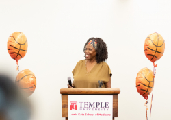 July 8, 2019: Senator Haywood joins Will Parks, Darnell Artis, Philadelphia CeaseFire, The Regular Fellows Foundation, Philadelphia Parks and Recreation, and Elder Harrison for the announcement of Ahead of the Game a basketball league being implemented to combat community violence in Northwest Philadelphia.