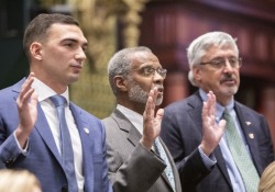 January 3, 2023: Senator Art Haywood is Sworn in to Serve the 4th Senatorial District.