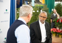 January 7, 2019: Senator Art Haywood attends the 2019 Pa. State Farm Show.
