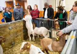 January 7, 2019: Senator Art Haywood attends the 2019 Pa. State Farm Show.