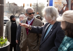 April 2, 2019: As a tribute to the legacy of the Rev. Dr. Martin Luther King Jr. and his fight for poor and working people, Senator Art Haywood joined members of the Pennsylvania Senate Democratic Caucus in the launch of a 30-day campaign to address poverty and economic insecurity in the commonwealth.