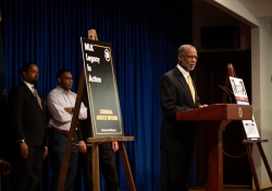 April 9, 2019: State Senator Art Haywood and State Senator Sharif Street joined Villanova University’s Film Department, John Pace, and Tyrone Werts for a press conference and screening of The Mayor of Graterford.