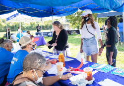 August 14, 2021: Sen. Haywood held his 5th annual Back to School Celebration in conjunction with the Regular Fellows Foundation.