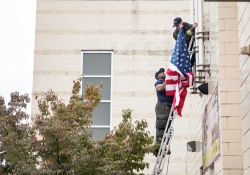November 9, 2018: In honor of Veterans Day, Senator Haywood held a ceremony to raise the flag at Lonnie Young Recreation Center and to pay tribute to our veterans.