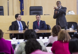March 22, 2016: Senator Haywood joins Senator Costa and Senator Wiley for Alpha Kappa Alpha Day Forum