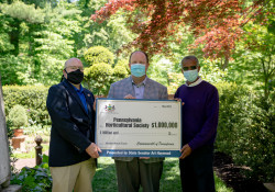 May 6, 2021: State Senator Art Haywood (D-Montgomery/Philadelphia) and State Representative Ben Sanchez (D-Montgomery) presented the Pennsylvania Horticultural Society with a $1 million check to renovate Meadowbrook Farm in Montgomery County.