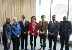 January 6, 2023:  Sen. Art Haywood joined Sen. Vincent Hughes, state Rep. Mary Isaacson, and statewide elected officials at the National Constitution Center in Philadelphia today to honor first responders who helped people to safety in the Jan. 6 attack on the U.S. Capitol.