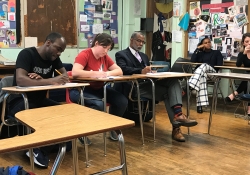 November 29, 2017: I was honored to address the ASAP High School Debate students on gun control and then serve as a guest judge. Thank you to ASAP/After School Activities Partnerships for coordinating this event!