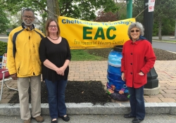 April 30, 2016: Senator Haywood celebrates Earth Day with the Cheltenham Environmental Advisory Council at the Glenside Arts Festival.