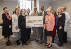 Haywood, Dean, Abington-Jefferson Health Officials to Hold $1 Million Check Presentation Ceremony :: December 8, 2016