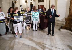 June 25, 2019: Senator Art Haywood joins colleagues in calling for parole reform.