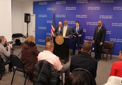 February 5, 2015: Joined by Senator Hughes and Senator Farnese to discuss my Shale for Our Future Proposal