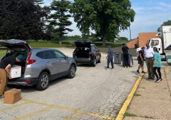 June 19, 2021: Senator Art Haywood and State Rep. Napoleon Nelson hosted  a free Drop & Roll Shredding Event in the parking lot of Cheltenham High School, located at 500 Rices Mill Road, Wyncote, PA 19095. Staff members shredded up to two small bags or boxes of documents for 143 neighbors at this drive-through event.