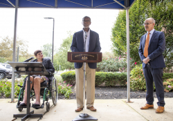 September 23, 2021: Senators Haywood and Tartaglione  Present $1 Million State Redevelopment Grant to MossRehab