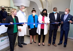 May 9, 2022:  Senators Haywood and Collett tour Holy Redeemer Meadowbrook. Redeemer Health in partnership with MD Anderson Cancer Center at Cooper is now using a non-surgical image-guided radiation technology that offers expanded treatment capabilities. Installation of a new linear accelerator (LINAC) was made possible with the help of a $2 million grant from Pennsylvania’s Redevelopment Assistance Capital Program (RACP).