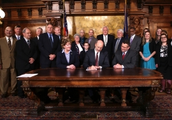 May 17, 2016: Senator Haywood joins Governor Wolf for the signing of the CARE Act that will empower caregivers to help loved ones.