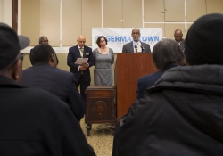 December  19, 2014: Discussing Special Prosecutor legislation with Sen. Hughes, Rep. Evans and Kati Sipp of Working Families PA