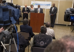 December  19, 2014: Speaking at Germantown Life Enrichment Center about the need for a special prosecutor to restore trust in our justice system