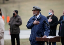 January 6, 2022: Senator Art Haywood, Senator Cappelletti, and Rep. Tim Briggs hosted a commemoration ceremony of the Jan. 6 insurrection tomorrow at Valley Forge National Historical Park in King of Prussia.