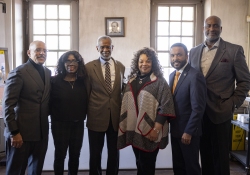 February 22, 2024:  Senator Art Haywood hosted a press conference to release a follow-up report to his 2023 State of Black PA Report.  Senator Haywood was joined by Senator Vincent Hughes (D-7), Philadelphia City Councilmember Cindy Bass, Philadelphia NAACP Branch President Catherine Hicks, Urban League of Philadelphia President and CEO Dr. Darrien Anderson, and Anthony Luker- representing the Governor Shapiro administration.