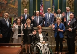 January 3, 2023: Senator Art Haywood is Sworn in to Serve the 4th Senatorial District.