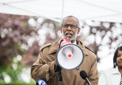 May 17, 2018: Senator Haywood joins colleagues and fair pay activists to urge lawmakers to raise the wage at a Rally in Norristown, PA.