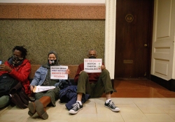 April 18, 2022:  State Senator Art Haywood joined gun violence prevention advocates at City Hall to demand that Mayor Jim Kenney take six immediate actions to reduce gun violence in Philadelphia.