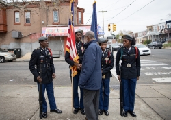 November 9, 2018: In honor of Veterans Day, Senator Haywood held a ceremony to raise the flag at Lonnie Young Recreation Center and to pay tribute to our veterans.
