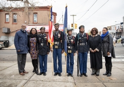 November 9, 2018: In honor of Veterans Day, Senator Haywood held a ceremony to raise the flag at Lonnie Young Recreation Center and to pay tribute to our veterans.