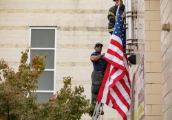 November 9, 2018: In honor of Veterans Day, Senator Haywood held a ceremony to raise the flag at Lonnie Young Recreation Center and to pay tribute to our veterans.