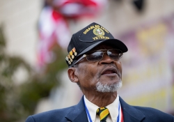 November 9, 2018: In honor of Veterans Day, Senator Haywood held a ceremony to raise the flag at Lonnie Young Recreation Center and to pay tribute to our veterans.