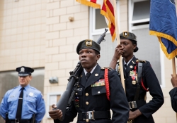 November 9, 2018: In honor of Veterans Day, Senator Haywood held a ceremony to raise the flag at Lonnie Young Recreation Center and to pay tribute to our veterans.