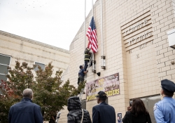 November 9, 2018: In honor of Veterans Day, Senator Haywood held a ceremony to raise the flag at Lonnie Young Recreation Center and to pay tribute to our veterans.