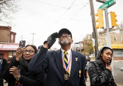 November 9, 2018: In honor of Veterans Day, Senator Haywood held a ceremony to raise the flag at Lonnie Young Recreation Center and to pay tribute to our veterans.