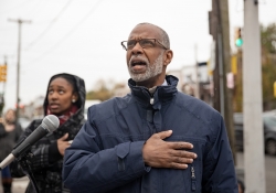 November 9, 2018: In honor of Veterans Day, Senator Haywood held a ceremony to raise the flag at Lonnie Young Recreation Center and to pay tribute to our veterans.