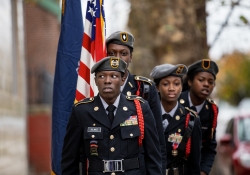 November 9, 2018: In honor of Veterans Day, Senator Haywood held a ceremony to raise the flag at Lonnie Young Recreation Center and to pay tribute to our veterans.