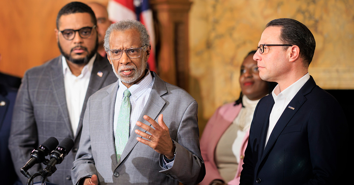 Senator Art Haywood, Gov. Josh Shapiro