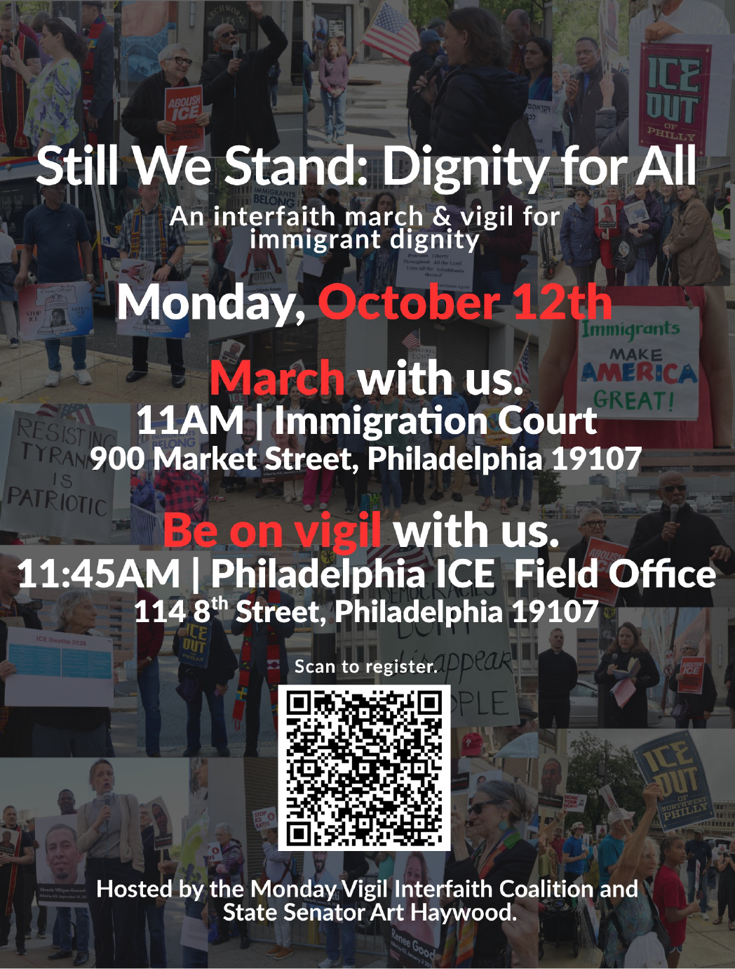 One-Year Anniversary of Being On Vigil: Still We Stand — Dignity for All