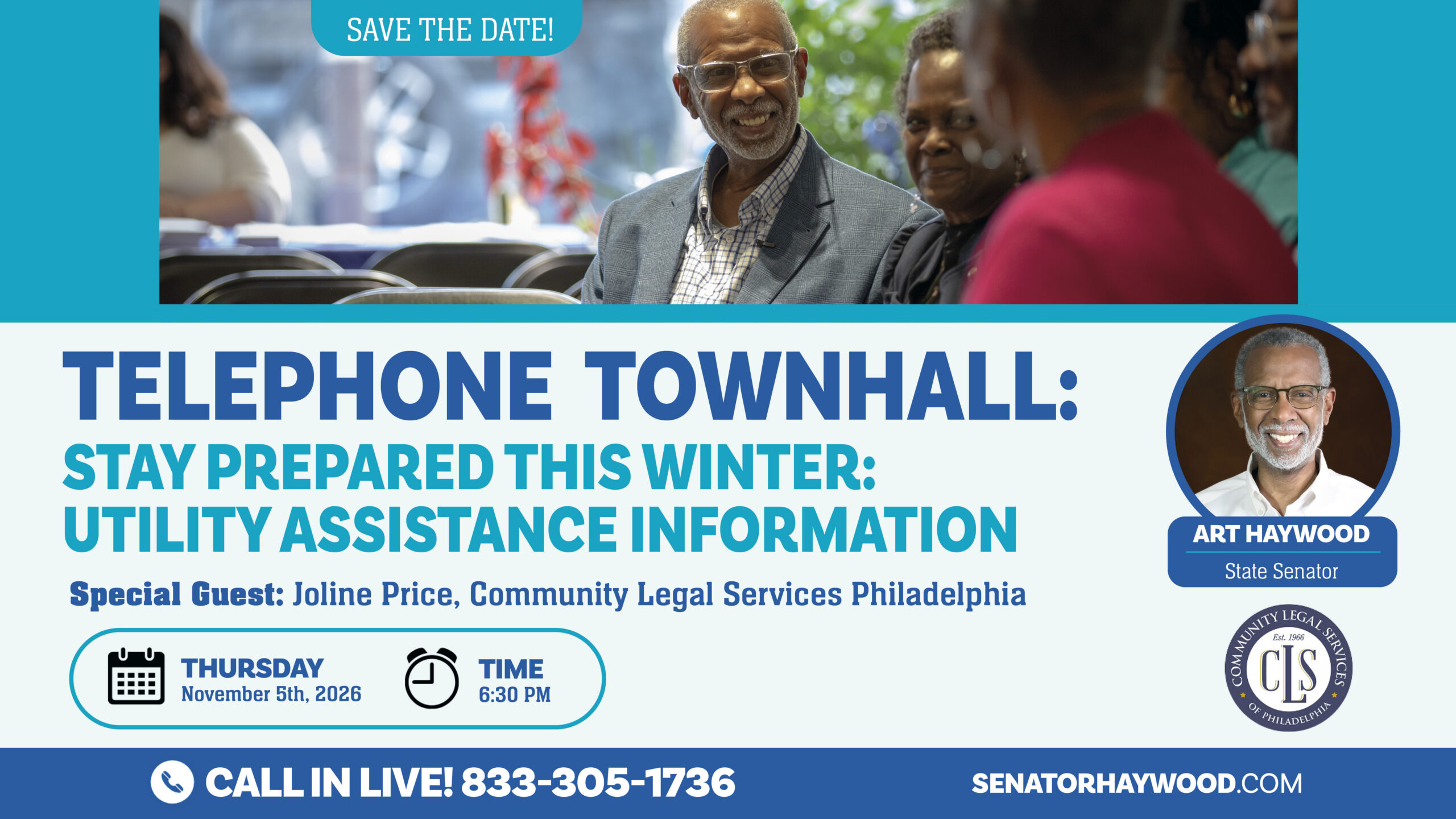Telephone Town Hall - Stay Prepared this Winter: Utility Assistance Information